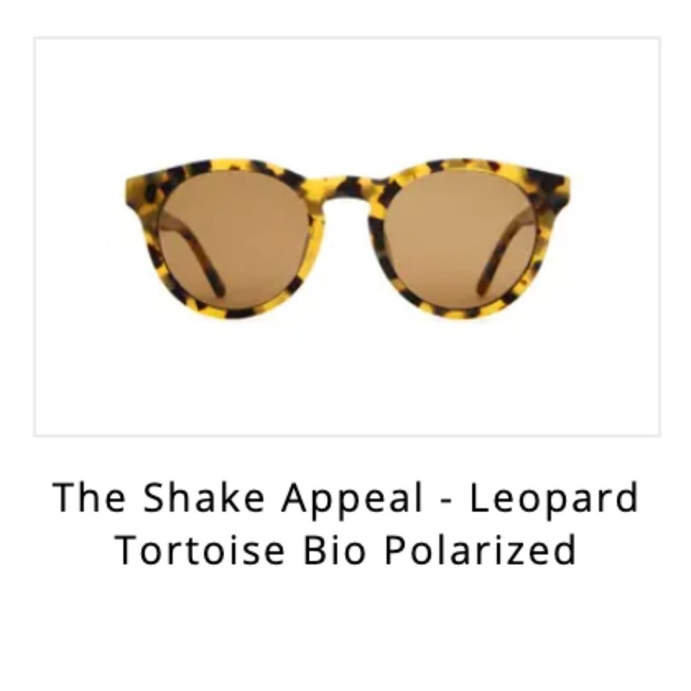 CRAP Eyewear "The Shake Appeal" Round Polarized Sunglasses DiscontinuedTortoise